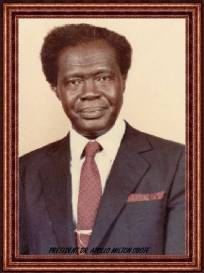 Party Founder Dr. MILTON OBOTE